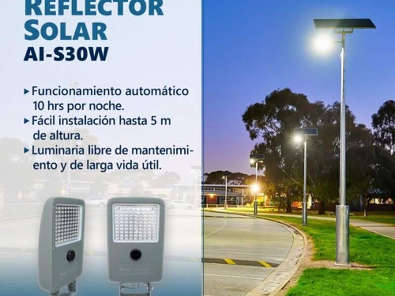 REFLECTOR SOLAR AI-S30W SANTA CRUZ
