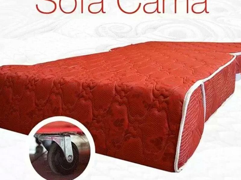 Sofá Cama Rojo Santa Cruz