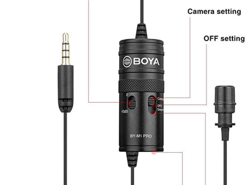 Micrófono Lavalier Boya Pro Bolivia