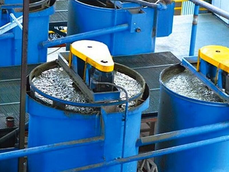 Minería reactivos proceso flotación